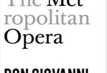Don Giovanni-Metropolitan Opera
